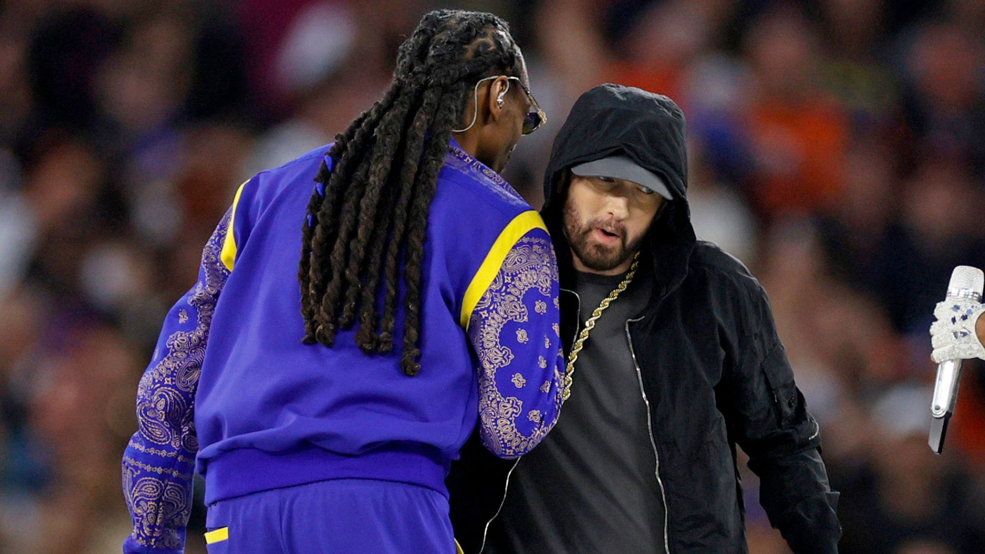 Snoop Dogg e Eminem (Foto:  Steph Chambers/Getty Images)