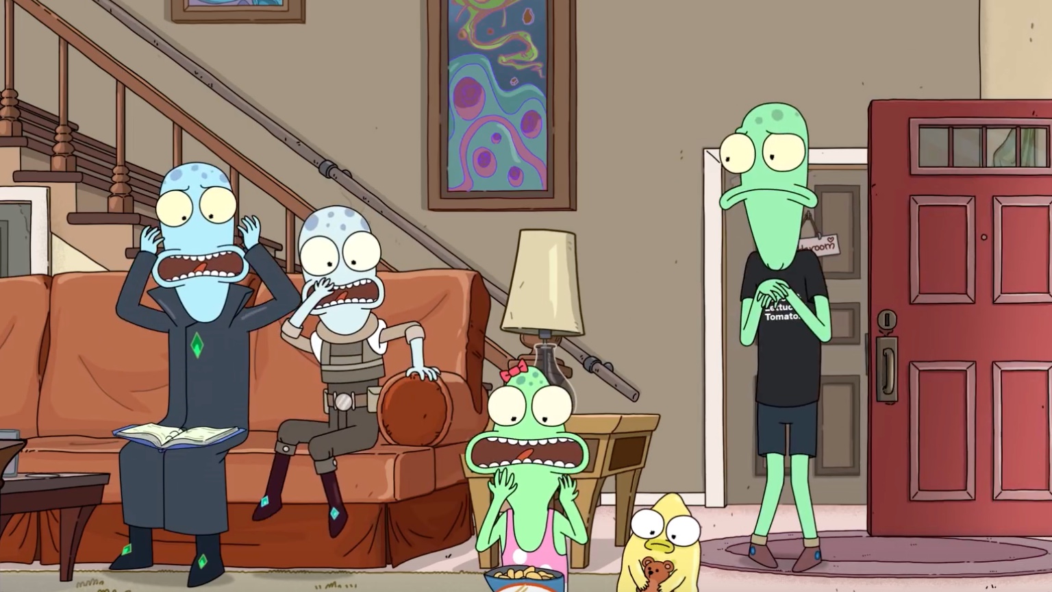 Cena do trailer de Solar Opposites (Foto: Reprodução/ YouTube)