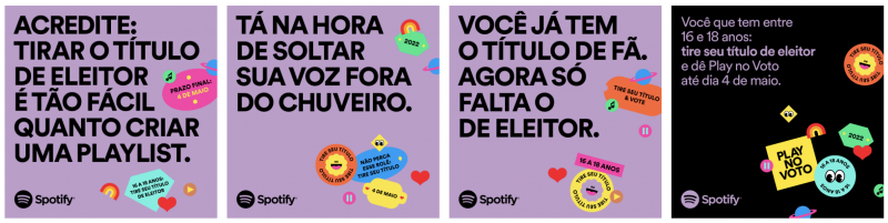 Spotify lança movimento pelo voto de adolescentes (Divulgação)