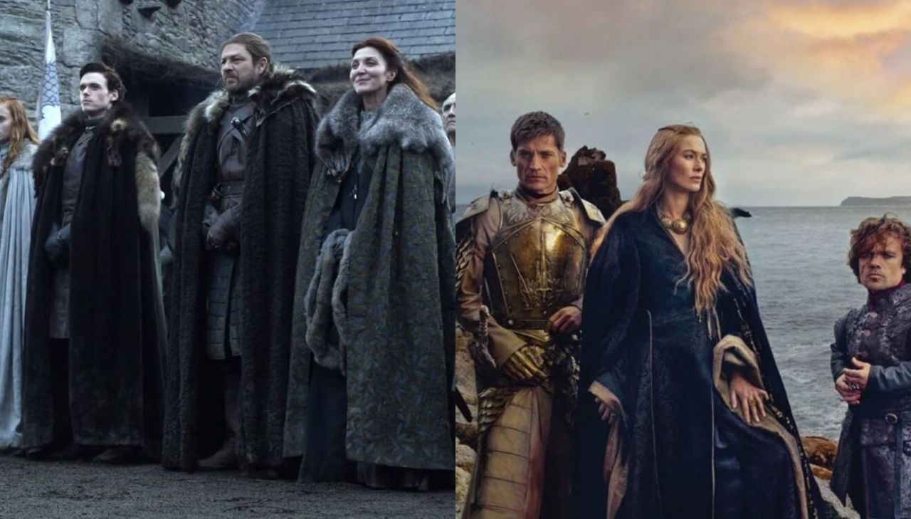 Casa Lannister e Casa Stark (foto: reprodução HBO)