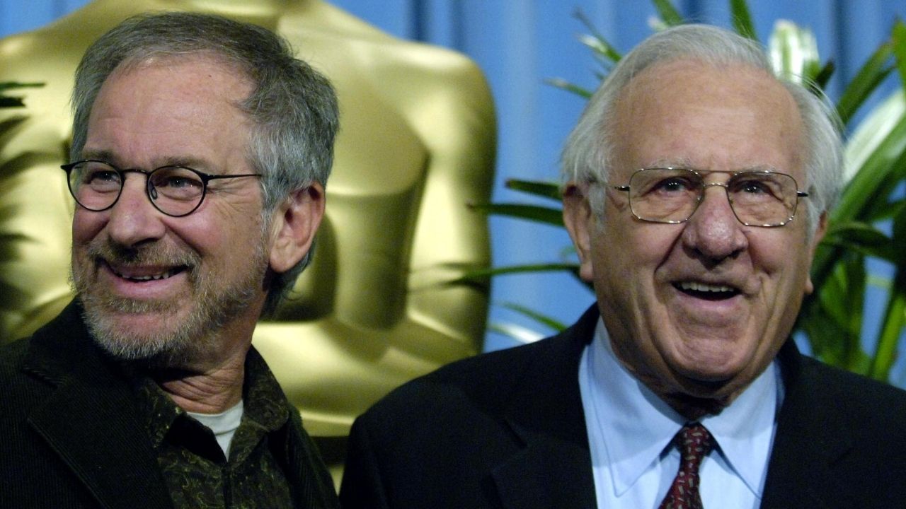 Steven Spielberg e o pai Arnold Spielberg (Foto: AP Photo/Chris Pizzello)