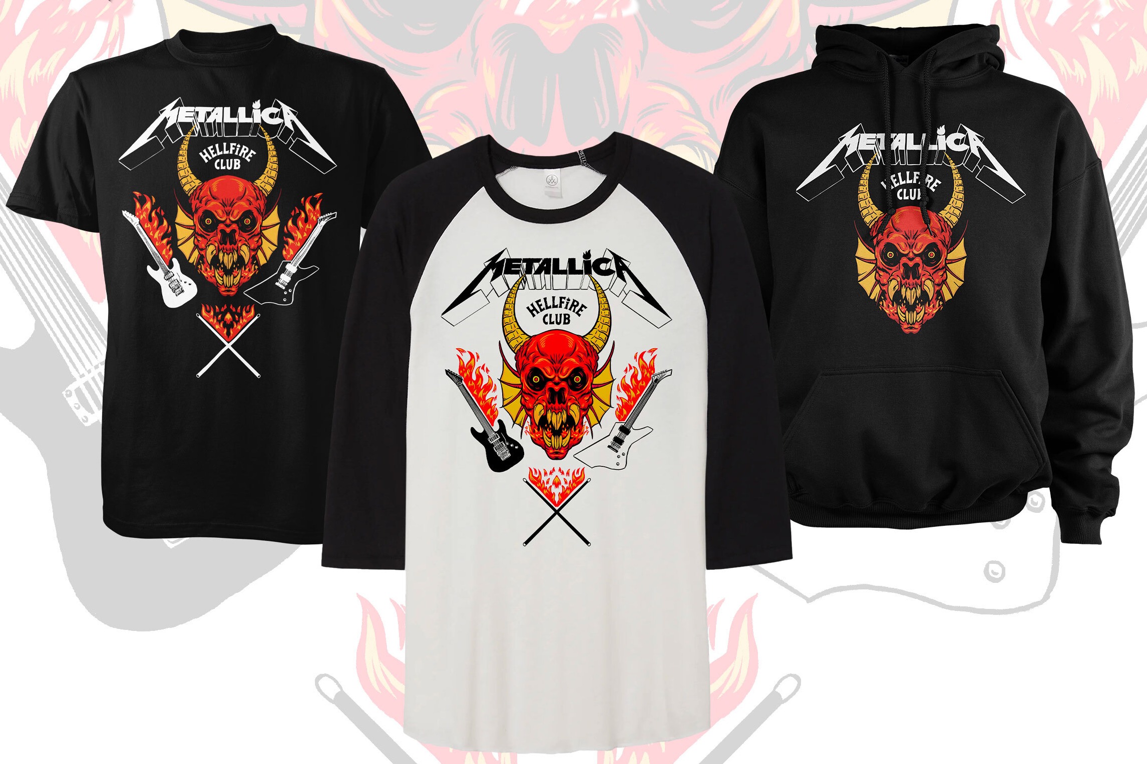 Metallica lança linha de roupas inspirada por Stranger Things (Reprodução)