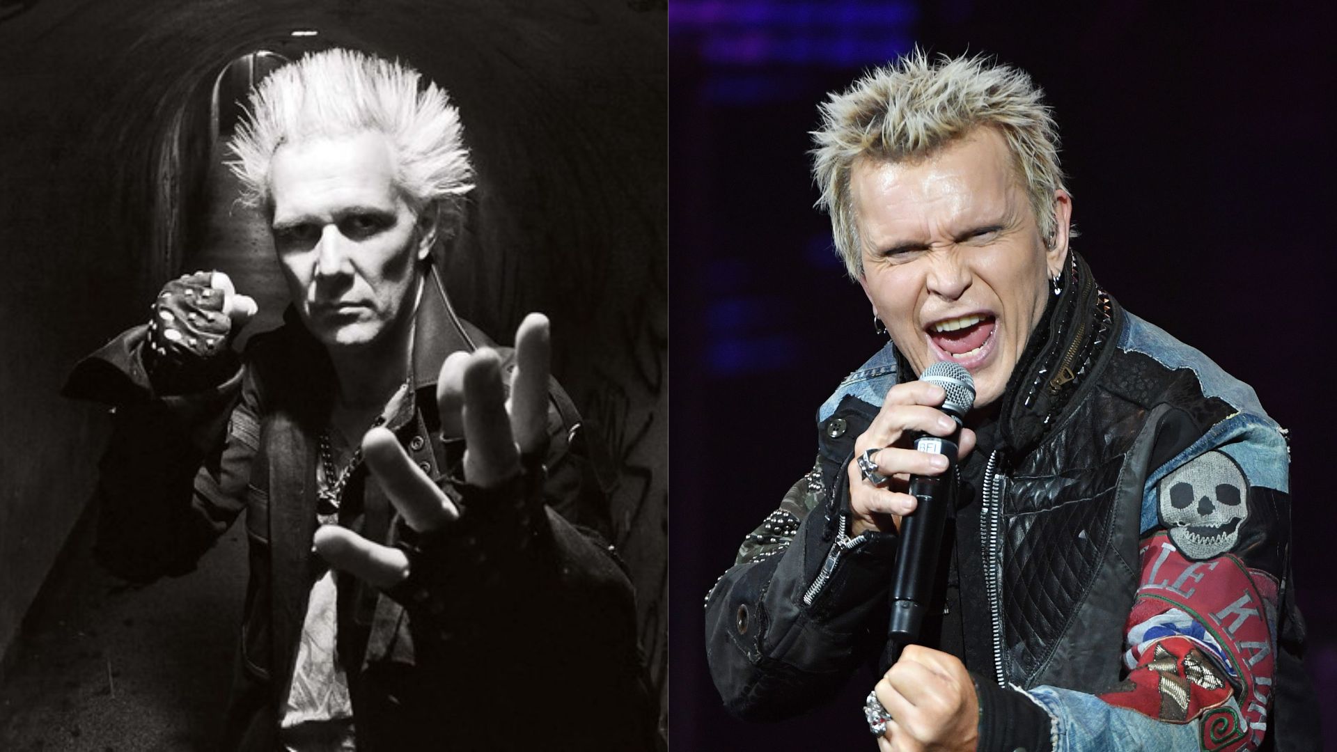 Supla (Foto: Divulgação), Billy Idol (Foto: Getty Images)