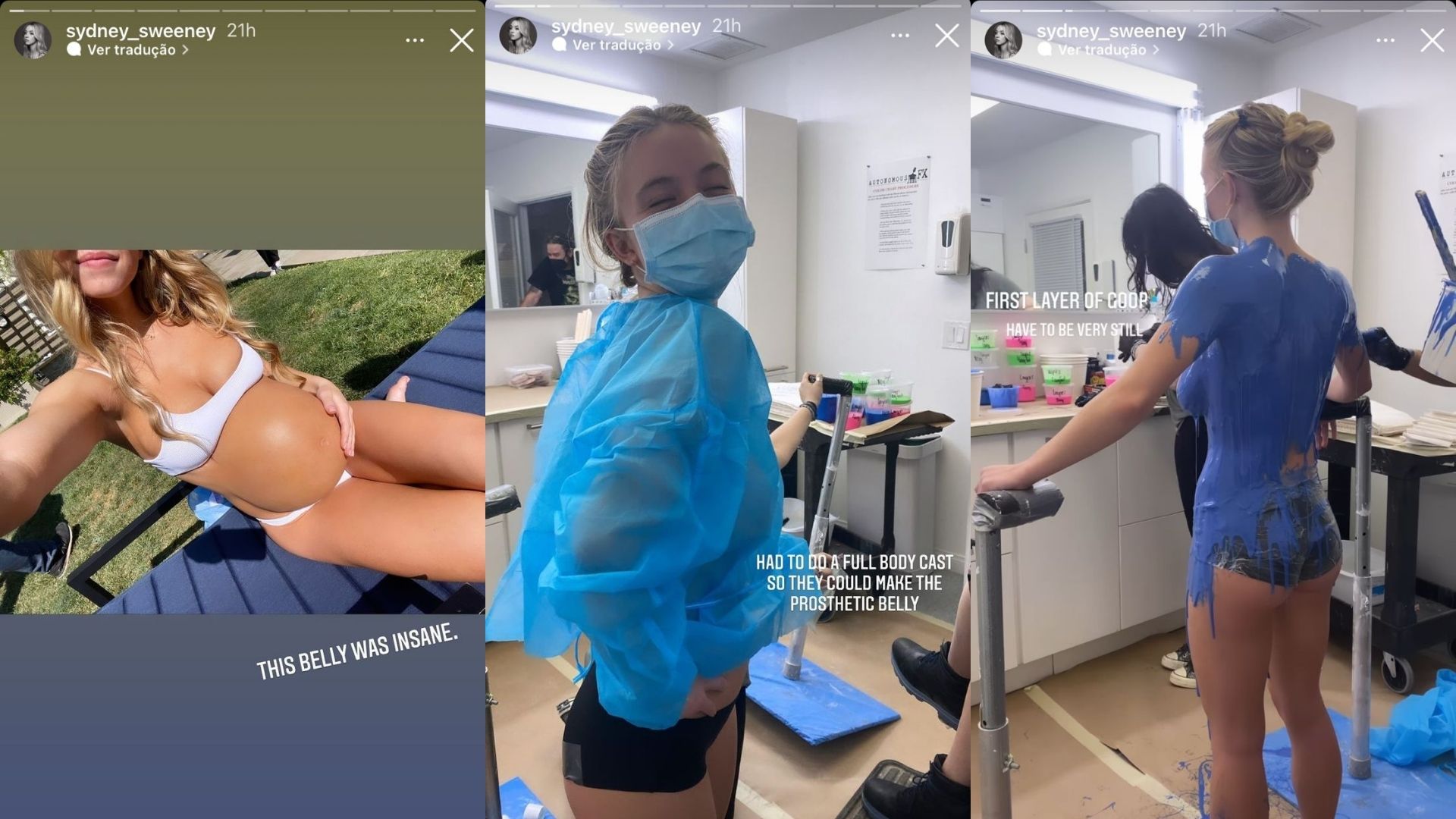 Stories de Sydney Sweeney