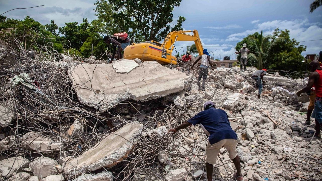 Terremoto da magnitude 7,2 atingiu o Haiti no sábado, 14 (Foto: Richard Pierrin/Getty Images)