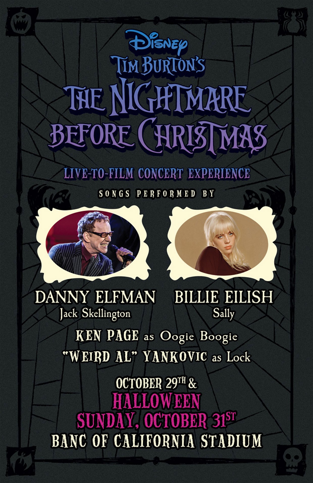 poster do especial de halloween de o estranho mundo de jack