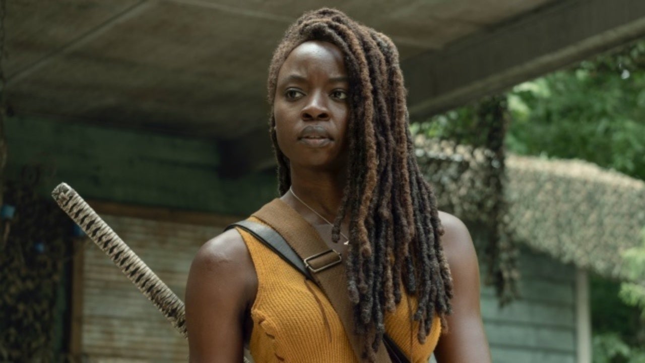 Danai Gurira como Michonne em The Walking Dead (foto: reprodução/ AMC)