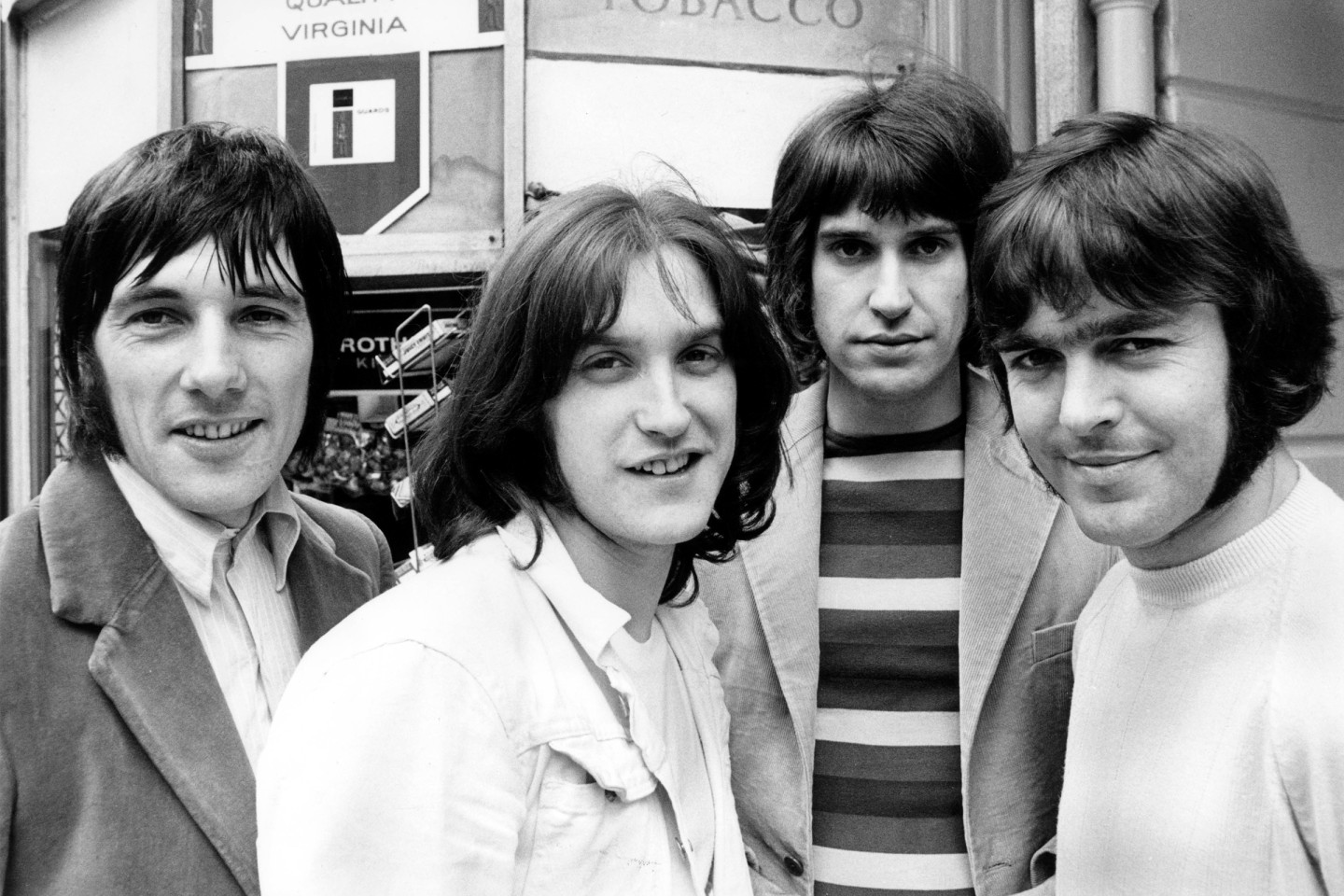 Mick Avory, Dave Davies, Ray Davies, John Dalton em 1969 (Foto: Ivan Keeman/Redferns/Getty Images)