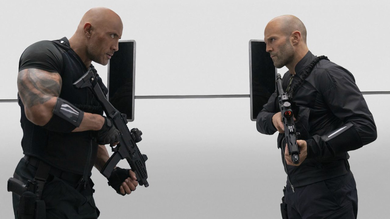 Dwayne “The Rock” Johnson e Jason Statham (Foto: Divulgação/Universal)