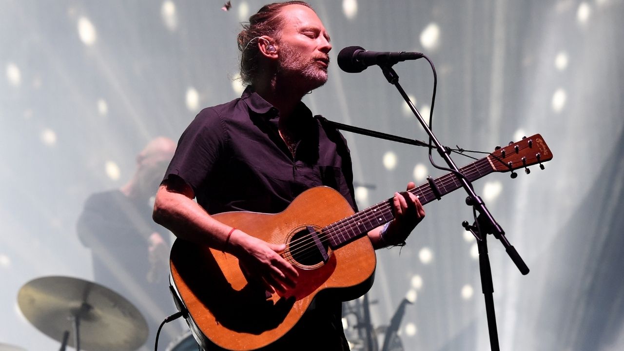 Thom Yorke em show do Radiohead no Coachella 2017 (Foto: Kevin Winter / Getty Images)