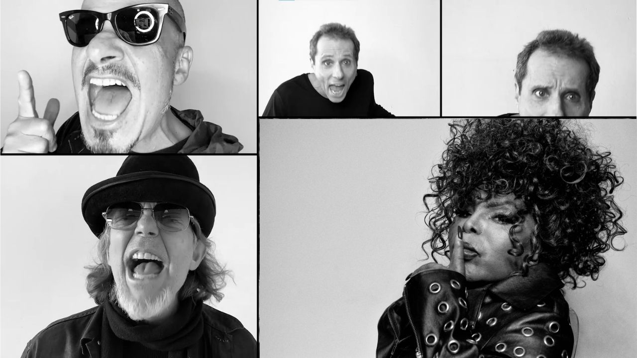 Elza Soares e Titãs no clipe de "Comida" (Foto: Marcos Hermes | @marcoshermes)