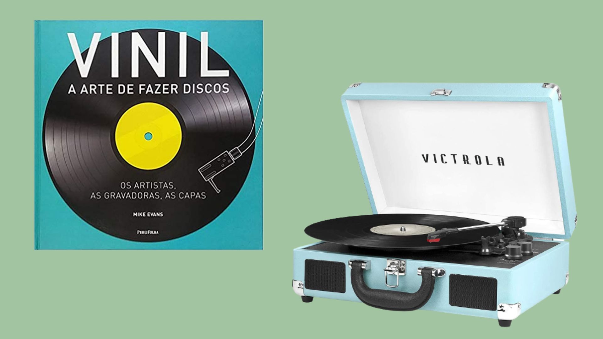 Toca-disco, livro e mais: 10 itens para os fãs de vinil