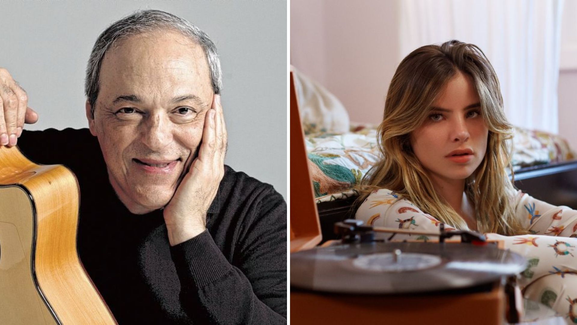 Toquinho (Foto: Divulgação) e Giulia Be (Foto: Rodolpho Pupo)