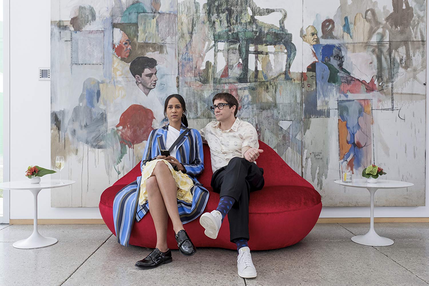 Jake Gyllenhaal e Zawe Ashton em Velvet Buzzsaw (Foto: Claudette Barius/Netflix)