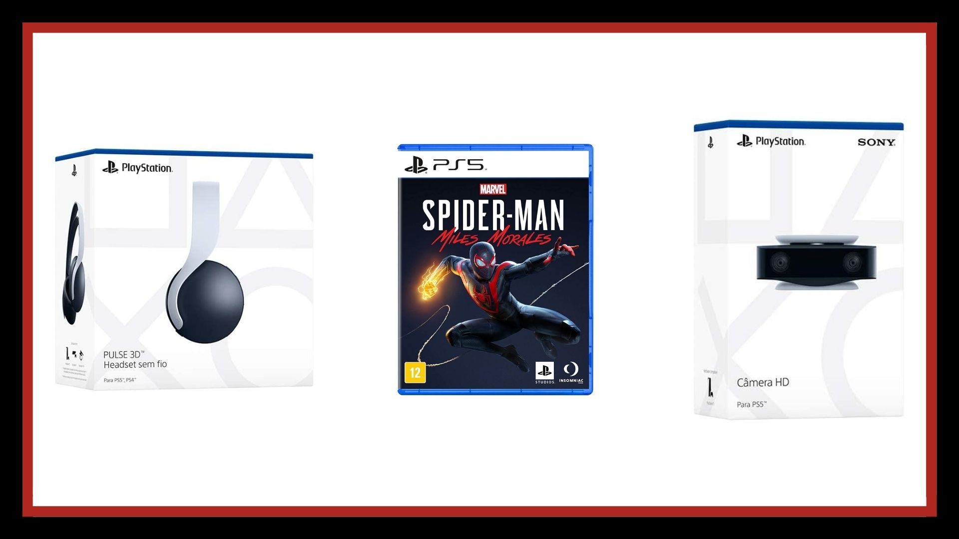 Divirta-se com itens especiais como jogos, headsets e muito mais.