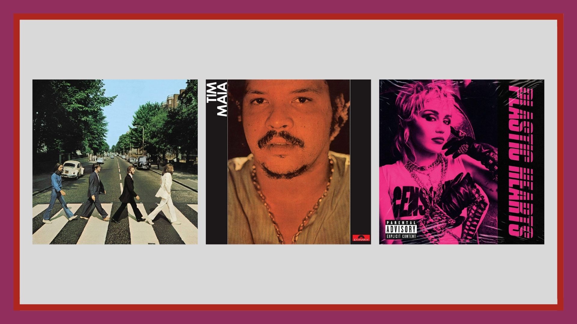 Capa dos discos disponíveis na Amazon