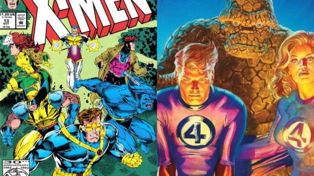 X-Men e Quarteto Fantástico nos quadrinhos (Foto: Montagem)