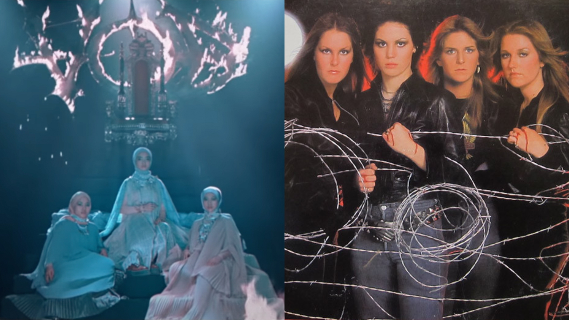 Voice of Baceprot (Foto: Reprodução) e The Runaways (Foto: Divulgação)