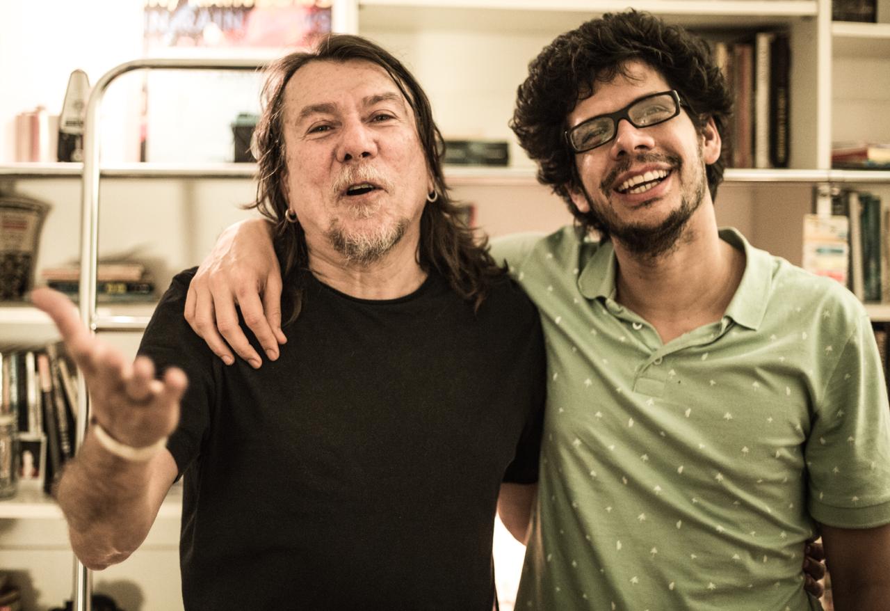 Lenine e Felipe S (Foto:Luan Cardoso)