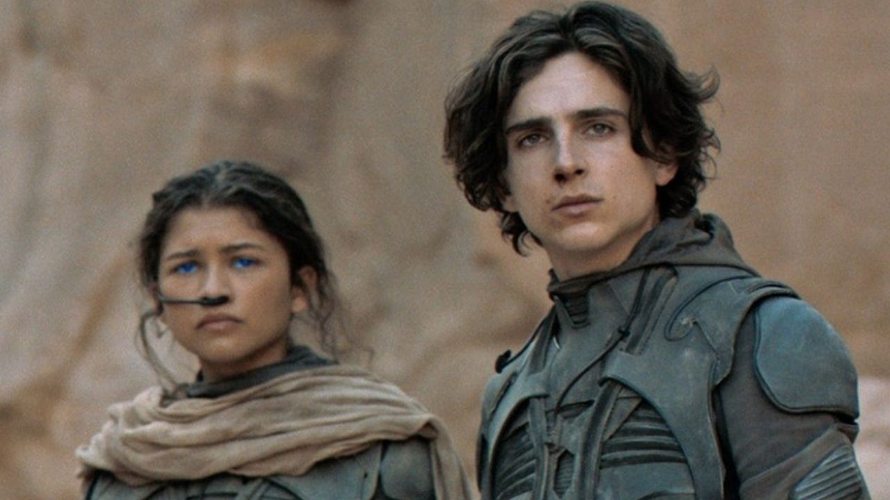 Zendaya e Timothée Chalamet em Duna (Foto: Divulgação)
